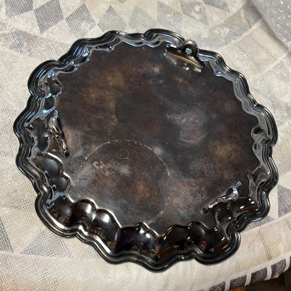 Silver serving tray - Picture 4 of 4